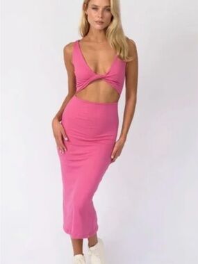 Skatie Amelia Midi Dress in Flirt